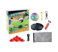 Genérico Equipo De Fútbol Juvenil, Entrenador De Fútbol, con Cordón Elástico y Equipo de Rebote de Bolsa para Precisión de Pase Entrenamiento Individual y Preparación para