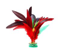 Genérico Equipo Deportivo - Calzada de Plumas de Pollo, Juego de Pelota de Golpe de Pie | Coloridos accesorios de lanzadera del mechón de tof