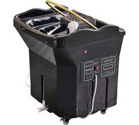 Genérico Equipo Profesional de SPA japonés for Cabeza, Tanque de Agua Grande de 60 litros, Lavabo de champú con circulación de Agua con Sistema de circulación de Agua, estación termostática(Black,A)