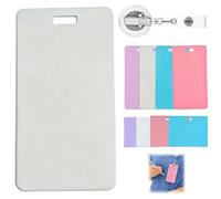 Genérico Erasable Badge Note, Vertical Horizontal Erasable Badge Note, Erasable Badge Buddy, Portable Quick Note Taking Pad for Nurses, Doctors, Dual-Sided Writable, Erasure (1Pcs-s1)