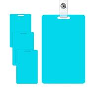 Genérico Erasable Notepad Badge | 4 Pieces Vertical - Mini Pocket Notebook Pad - Nurse Doctor Teacher Student Assistant Manager Office Hotel School Trade Show Library Restaurant
