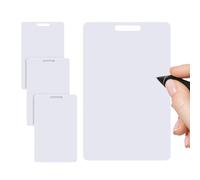 Genérico Erasable Notepad Badge | 4 Pieces Vertical - Mini Pocket Notebook Pad - Nurse Doctor Teacher Student Assistant Manager Office Hotel School Trade Show Library Restaurant