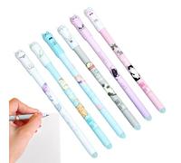 Generico Erasable Pens - Notas Taking Pens, Writing Penns For Students, 0.5mm Portable Cat Pattern Note Taking Tools For Meeting Event Planners School Classroom Volunteer Kids Writers Students