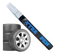 Genérico Erasable Weatherproof Non-Fading Quick Dry Tyre Drawing Marker, Car Tire Letter Pen For Vehicle Motorcycle Bikes Bicycles Metal | Wheels Paint Tires Drawing Pen,