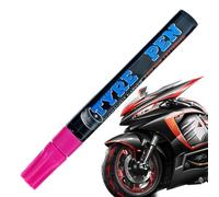 Genérico Erasable Weatherproof Non-Fading Quick Dry Tyre Drawing Marker, Car Tire Letter Pen For Vehicle Motorcycle Bikes Bicycles Metal | Wheels Paint Tires Drawing Pen,