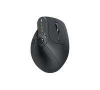 Genérico Ergonomic Triple-Connect Wireless Mouse, Tri-Mode Wireless, Screen Display, Programmable Knob, Adjustable dpi 1000-2400, USB-C Recharge, Vertical Ergonomic Mouse (Black)