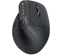 Genérico Ergonomic Triple-Connect Wireless Mouse, Vertical Ergonomic Mouse with 4 Adjustable dpi, Bluetooth 5.0 & USB-C Receiver, Pain Relief for Office/Gaming/Design for Laptop/PC/Mac (Black)