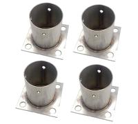 Genérico (es:Soporte para Postes de pérgola, Base de Anclaje de Brida Resistente, Envoltura para Postes de terraza Redondos, Soportes de Columna para barandilla de Porche de Acero Inoxidable, con Tor