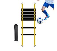 Genérico Escalera de Agilidad - Equipo de Fitness Portátil con de Transporte - Conjunto de Escaleras de Velocidad para Fútbol,para Atletas de Bádminton Tenis Fútbol y Disciplinas de Pista y Campo