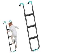 Genérico Escalera para trampolín, escalones de trampolín - Escalera de Acero Resistente al óxido de 2 escalones/3 de Ancho con Anchos Antideslizantes,Escaleras de, Piezas de Tramp