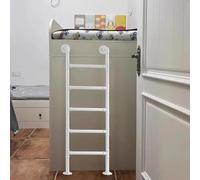 Genérico Escaleras Blancas para literas montadas en el Suelo para el hogar, Escalera de Salida de Pozo de Ventana del sótano, Escalera de Metal para litera de ático de RV, escalones de Alti