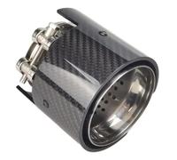Genérico Escape Coche 1 Tubo De Escape con Apariencia Carbono para F20 F21 para M135i para M140i F22 F23 Punta Silenciador(IN70mm-OUT 93mm)