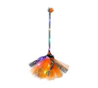 Generico Escoba decorativa - LED que se para cosplay - Accesorio escoba de decoración Halloween | Para estudiantes, mujeres, adolescentes, adultos, casa, cementerio, fiesta, Escape Room