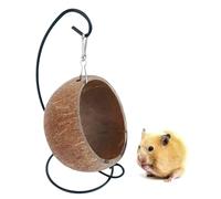 Genérico Escondite de hámster - Cojín de algodón 23 x 15 cm, castillo de cerdo | Hamaca, cómodo refugio para animales pequeños para hámsters, conejillos de indias, ratones, conejitos para dormir