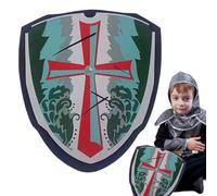 Genérico Escudo De Caballero Dragón Ámbar - Espuma EVA | Accesorio De Armadura Noble para Cosplay | Escudos De Fantasía Ligeros Infantil Disfraces De Larp Y Juego Imaginativo