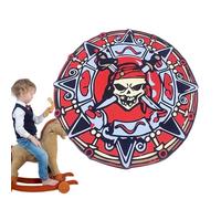 Genérico Escudo De Caballero Dragón Ámbar - Espuma EVA | Accesorio De Armadura Noble para Cosplay | Escudos De Fantasía Ligeros Infantil Disfraces De Larp Y Juego Imaginativo