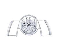 Genérico Escudo LED Light -Up Smile - Guardia del portavoz Multicolor, Accesorio de Rendimiento Intermitente | Proporro Recargable de la Etapa, Transformador de Actor Interactivo, de Vestuario de f