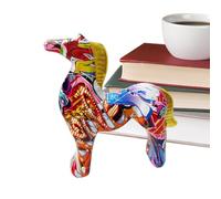 Genérico Escultura de Caballo,Figuras de Animales de Resina para Establo | Estatuas Pintadas Decorar Escritorio | para Salón Dormitorio Hotel Estantería Escritorio Mesa