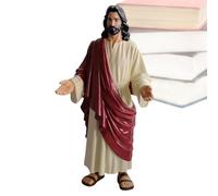 Genérico Escultura De Jesús | Escultura Espiritual Sagrada con Brazos Abiertos | Estatua Sagrado Corazón Jesús | para Escritorio, Acción de Gracias, Hogar, Dormitorio, Habitación, Cumpleaños,