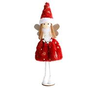 Genérico Escultura de muñecos de Peluche navideños - Figuras de muñecos de ángel | Estatua de niña ángel de Cuento de para decoración de Mesa Figura Coleccionable decoración navideña para el hoga