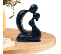 Genérico Escultura del Amor,Figura Abstracta De Pareja En Resina | Adorno Artesanal para Cumpleaños Boda Compromiso Matrimonio Sala Familiar Habitación Mesa