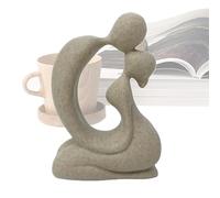 Genérico Escultura del Amor,Figura Abstracta De Pareja En Resina - Escultura Abstracta Decoración Romántica para Matrimonio Dormitorio Salón Mesa De Hogar