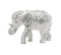 Genérico Escultura Elefante - Figuritas Decorativas Coleccionables para Salud Y Fuerza | Escultura De La Riqueza Estatua Elefante | para Salón, Despacho, Estanterías, TV, Mesa, Dormitorio Y Recibidor