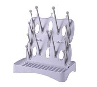 Genérico Escurridor Biberones - Plegable 16 Ganchos | Estante de Secado - Kids Bottle Drying Rack Organizer - Sin BPA Ahorro de Espacio, para Biberones Chupetes Pajitas, Cocina Guardería Mamá Bebés