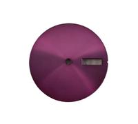 Genérico Esfera de reloj con calendario simple/doble de latón de 28,5mm sin escala, repuesto for reparaciones de accesorios de movimiento Skx007 NH35 4R35 6R15(Purple Dual Calendar)