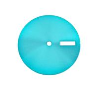 Genérico Esfera de reloj con calendario simple/doble de latón de 28,5mm sin escala, repuesto for reparaciones de accesorios de movimiento Skx007 NH35 4R35 6R15(Sky Blue Dual)