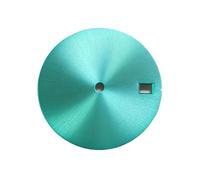 Genérico Esfera de reloj de Metal de Color sólido de 28,5mm, esferas de reloj for movimiento NH35/NH36, accesorios sin escala, sin luz(Light blue)