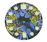 Genérico Esfera de Reloj Luminosa Verde artística Cultura China 29mm Adecuada for Accesorios Mod Movimiento automático NH35/NH36(Color 4)