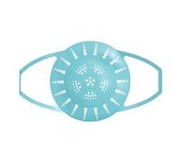 Genérico Eslinga De Silicona, Cocina Segura, Material Azul, Cesta De Vapor De Verduras, Cesta De Vapor De Silicona, Resistente A Altas Temperaturas, para Cocinar Comidas Saludables En Familia