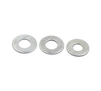 Genérico Espaciador GB97 M2-M24 de acero inoxidable 304, zinc blanco, zinc negro, arandela de acero, anillos de junta lisos for tornillo, perno, arandela metálica plana(White Carbon Steel,5pcs M20)