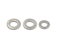 Genérico Espaciador GB97 M2-M24 de acero inoxidable 304, zinc blanco, zinc negro, arandela de acero, anillos de junta lisos for tornillo, perno, arandela metálica plana(304 stainless,5pcs M20)