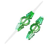 Genérico Espada iluminada, Espada giratoria de Fuego, Sable de luz de Doble Filo para niños, Espadas de sables de luz retráctil para Accesorios de Disfraces de Cosplay de Fiesta