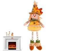 Genérico Espantapájaros otoñal - Fieltro, ABS | Muñeco Espantapájaros con Luz | Decoraciones de Espantapjaros de Otoño | Scarecŕow Doĺl, de otoño, para Fiestas navideñas de Acción de