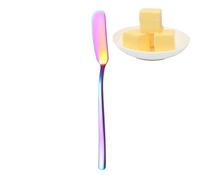 Genérico Esparcidor De Queso Crema - Raspador De Tarros, Espátula De Mantequilla De Acero Inoxidable, Raspador Con Mango Largo | Utensilio de cocina ideal para fiestas y uso diario.