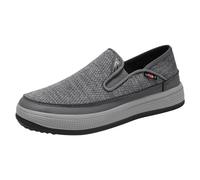 Genérico Espardeñas Hombre Hombre Zapatillas Casual Zapatos deportivos primavera y verano para hombre, plana, malla ligera, transpirable, sin cordones, cómodos, de Zapatillas Hombre New (Grey, 43)