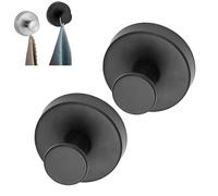 Genérico Especialbest Suction Cup Hooks, Upgraded Suction Cup Hooks, No-Drill Waterproof Towel Hook, For Bathroom Wall, Kitchen, Glass, Towel(Black)