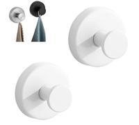 Genérico Especialbest Suction Cup Hooks, Upgraded Suction Cup Hooks, No-Drill Waterproof Towel Hook, For Bathroom Wall, Kitchen, Glass, Towel(white)