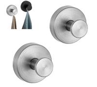 Genérico Especialbest Suction Cup Hooks, Upgraded Suction Cup Hooks, No-Drill Waterproof Towel Hook, For Bathroom Wall, Kitchen, Glass, Towel(silver)