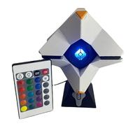 Generico Espectro de Destiny con luz que cambia de color - Mando a distancia - LED RGB - Alimentación USB 5 V (blanco)
