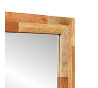 Genérico Espejo de baño Natural 50 x 70 x 3 cm Madera de Mango Maciza,Conjuntos de Muebles,Muebles de baño-4018327