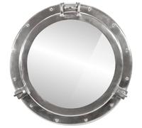 Genérico Espejo de Ojo de Buey de Pared Aluminio y Vidrio Ø50 cm,Decoración,Espejos-357850