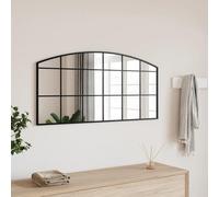 Genérico Espejo de Pared Arco de Hierro Negro 100x50 cm,Casa y jardín,Decoración,Espejos-358638