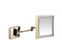 Genérico Espejo de Pared con Aumento de 3X, Espejo de Maquillaje para baño, hogar y Hotel, Ideal para niñas. Zirconium, Plug In