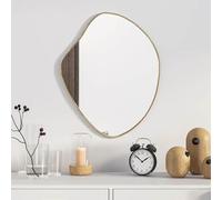 Genérico Espejo de Pared Dorado 50x40 cm,Casa y jardín,Decoración,Espejos-348250