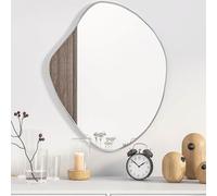 Genérico Espejo de Pared Plateado 60x50 cm,Casa y jardín,Decoración,Espejos-348249