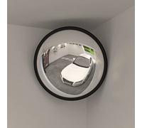 Genérico Espejo de tráfico Convexo para Interiores, acrílico Negro Ø40 cm,Economía e Industria,Avisos,Señales de Carretera y tráfico-153078